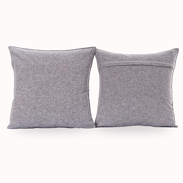NiNi ALL Waterproof Outdoor Pillow Covers 16x16 grey with water beads effect