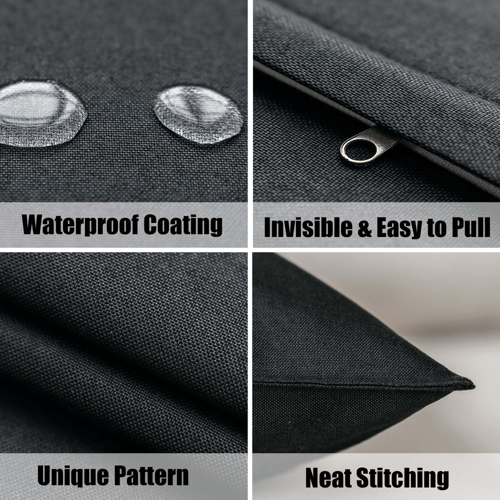 NiNi ALL Waterproof Outdoor Pillow Covers displayed on outdoor sofa