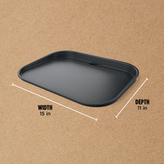 Ninja Woodfire Griddle Plate ceramic nonstick surface close-up