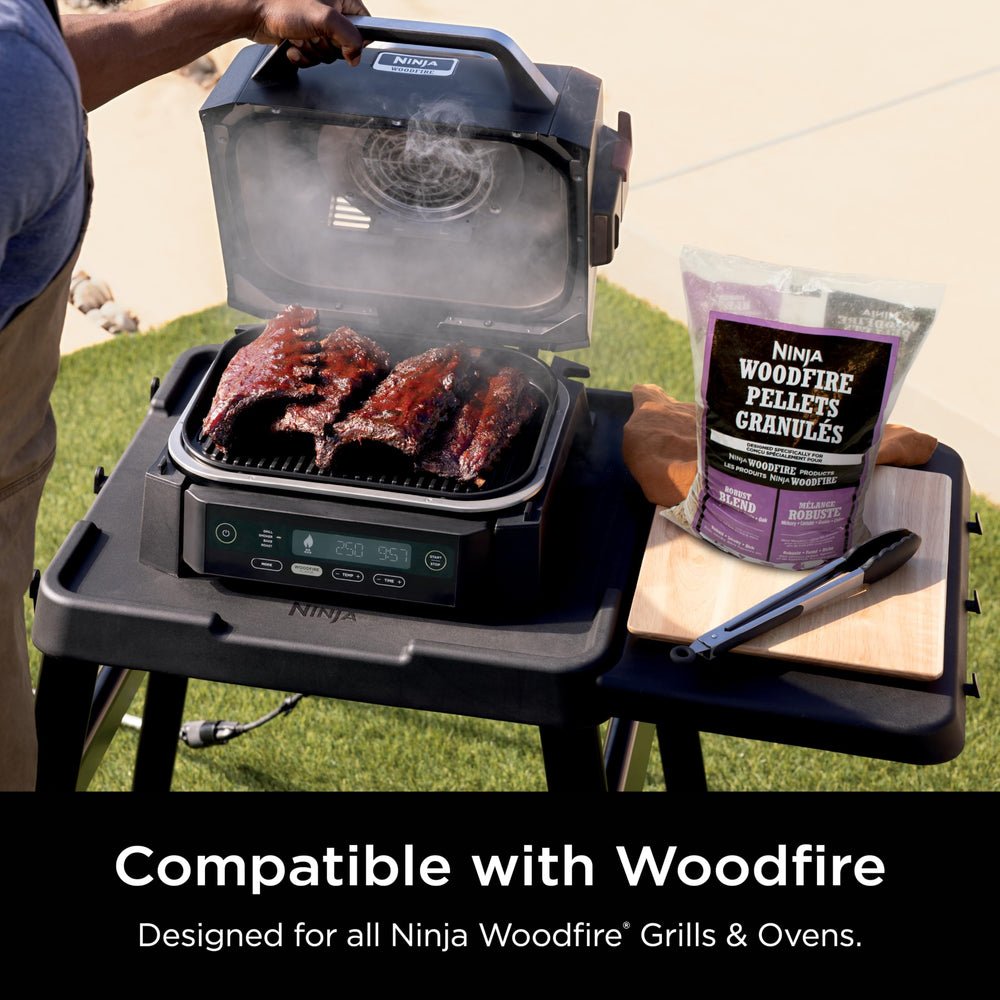 Ninja Woodfire Pellets purple bag side view