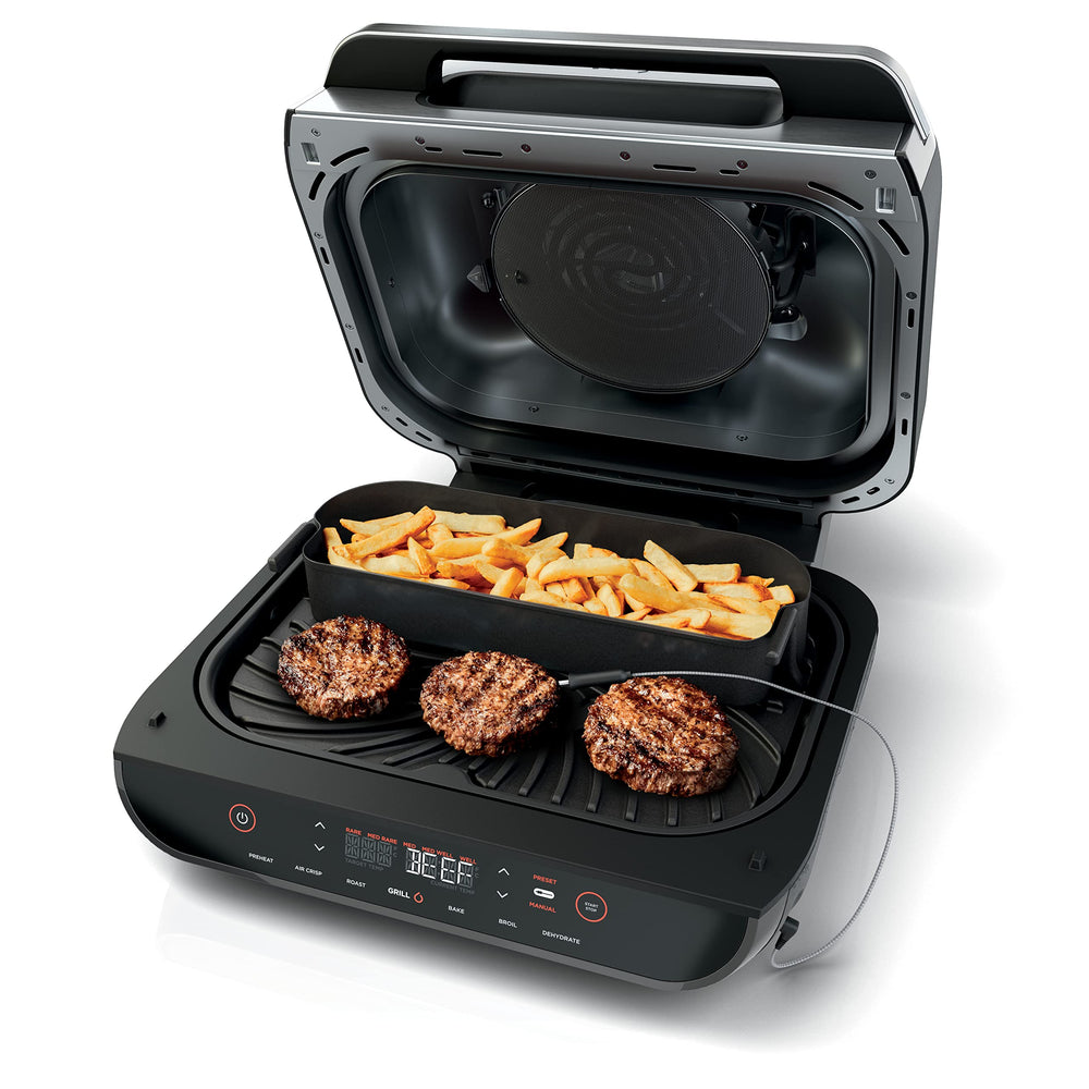 Ninja XL Combo Crisper Basket side view showing dimensions and material