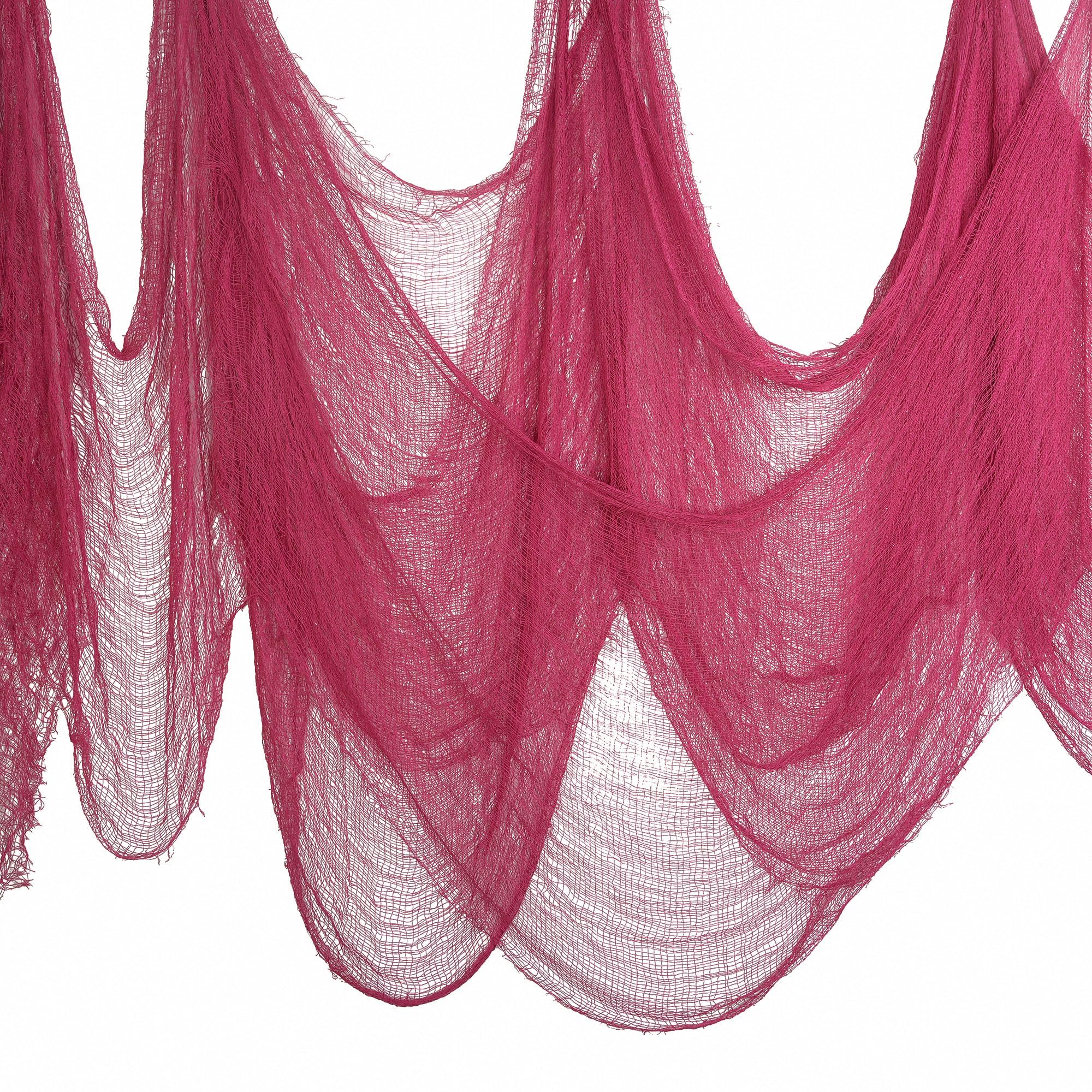 Nirohee 30" x 433" pink creepy cloth for Halloween decoration
