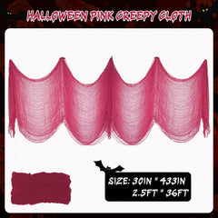 Nirohee Halloween decoration with pink spider web design