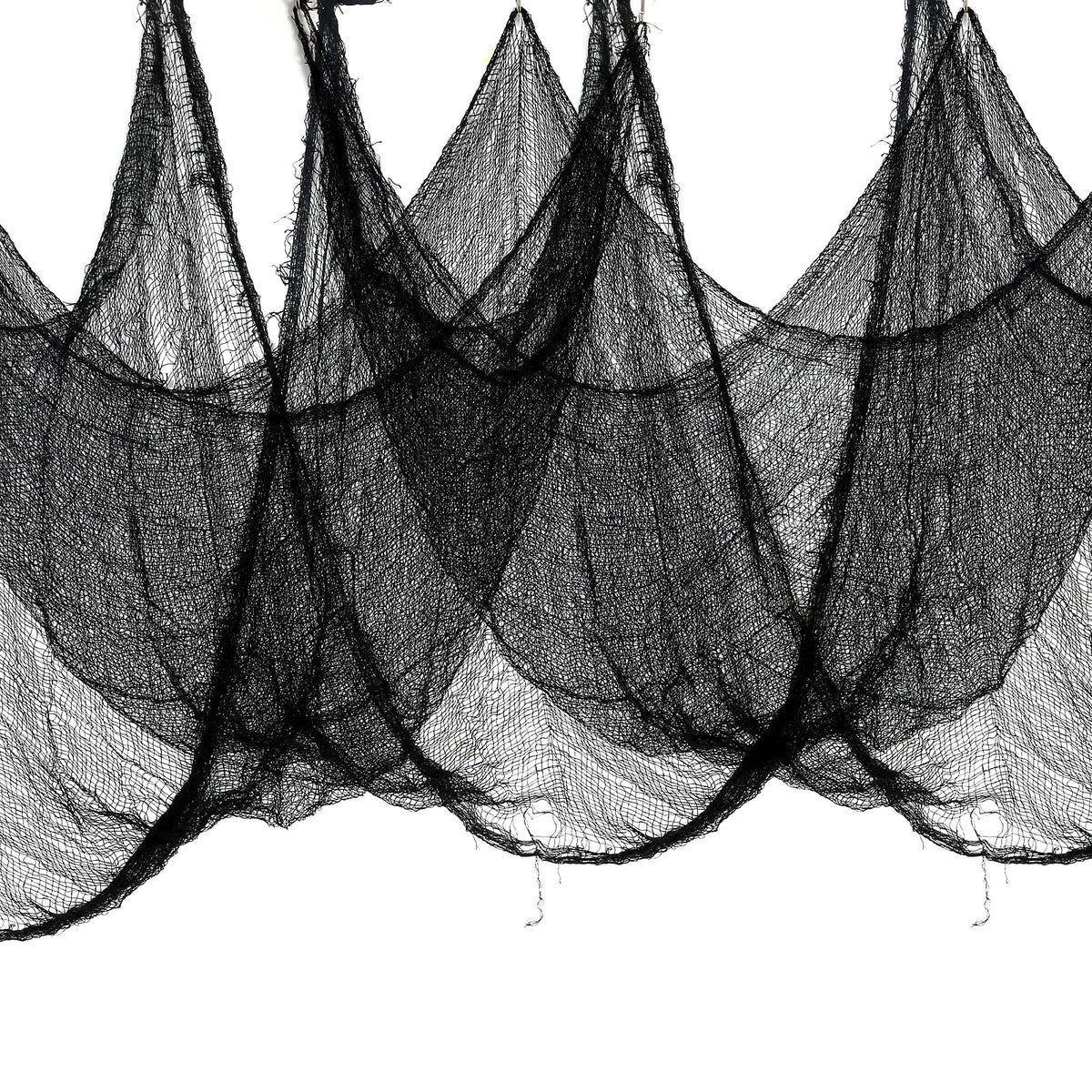 Nirohee Halloween Spider Web Black Creepy Cloth front view