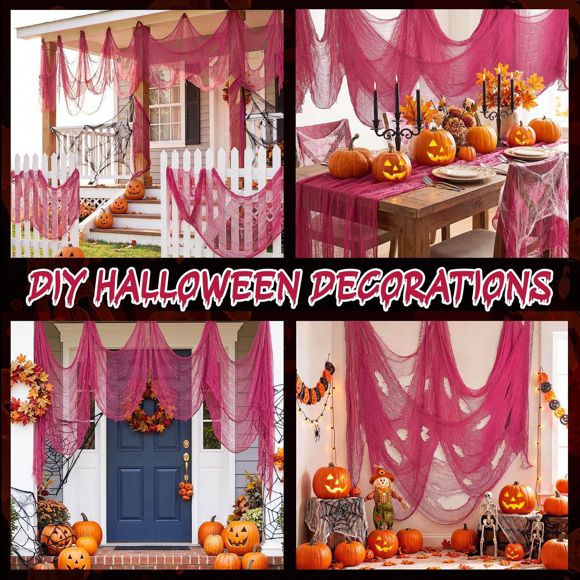 Nirohee pink creepy cloth draped over furniture