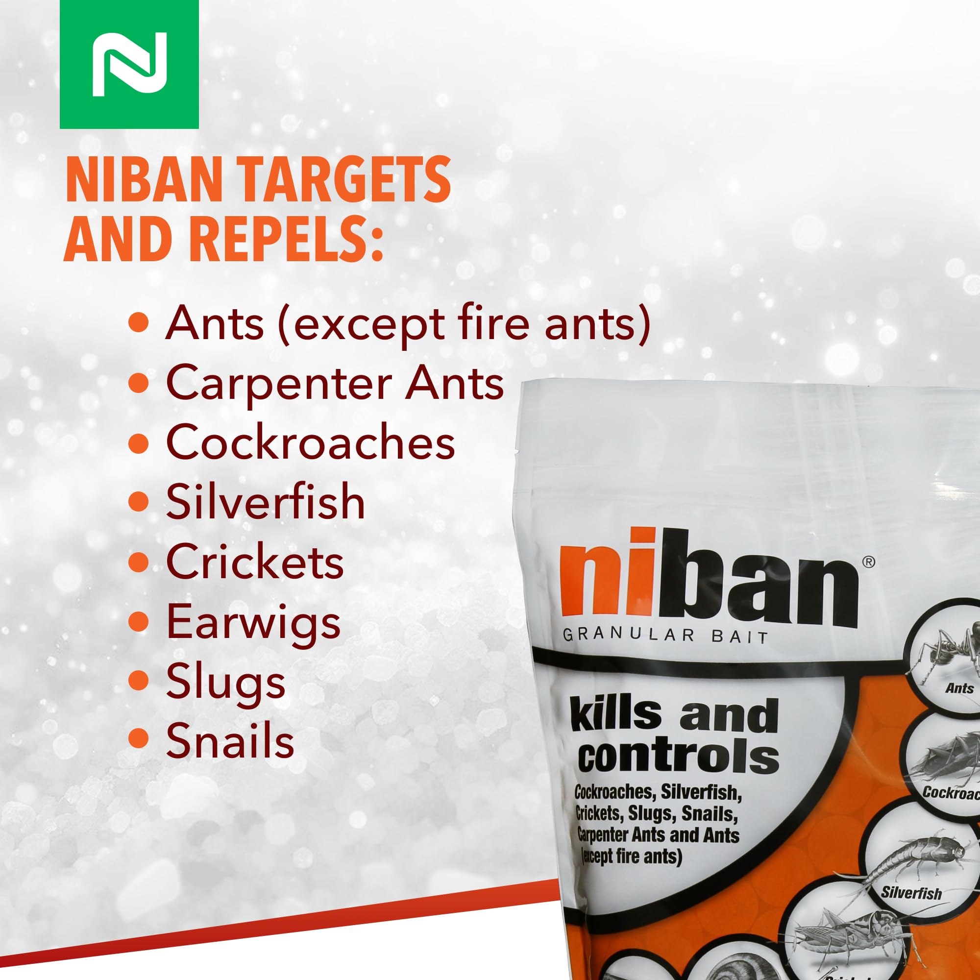 Nisus Niban Granular Bait applicator with comfort grip