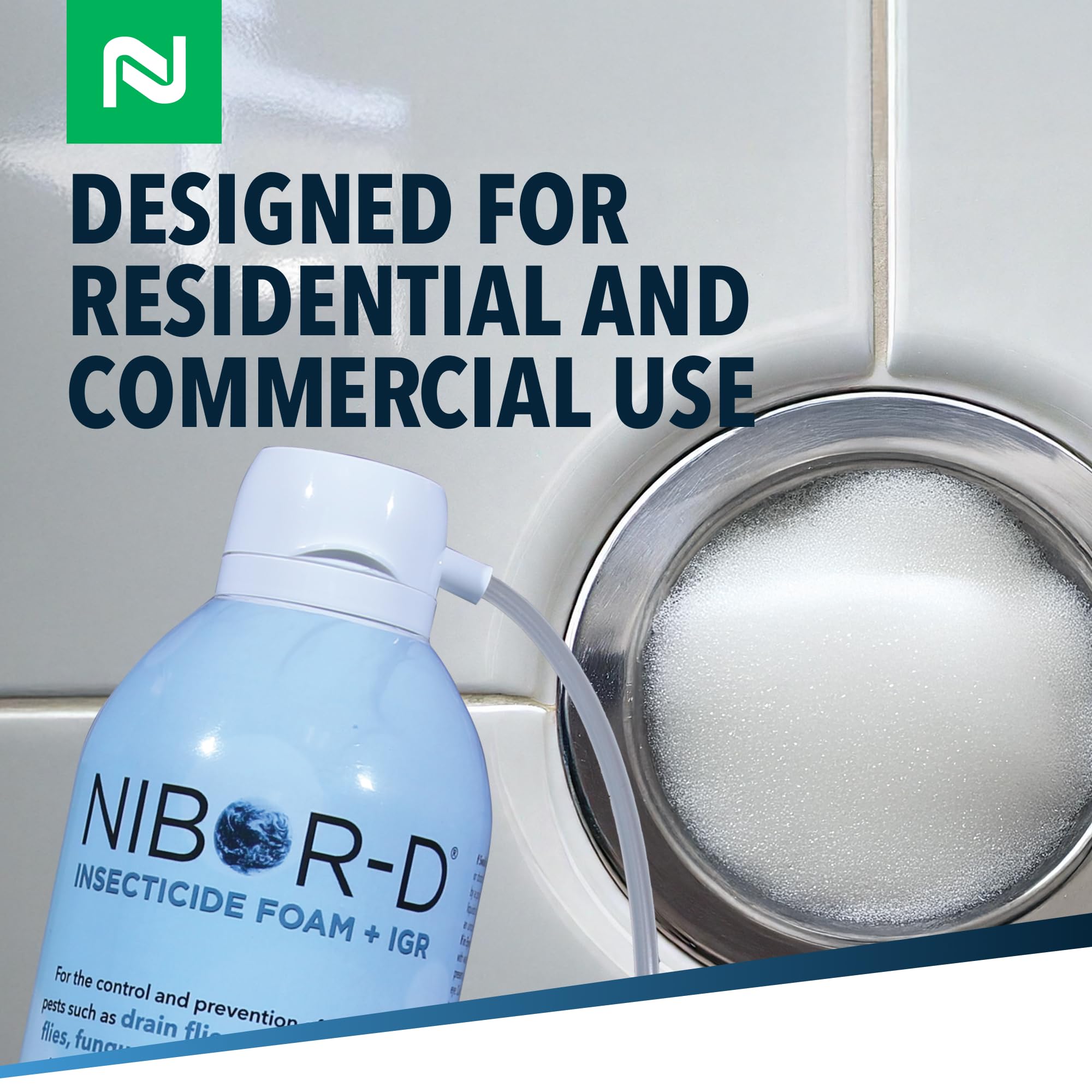 Nisus Nibor-D Insecticide Foam application demonstration in a kitchen