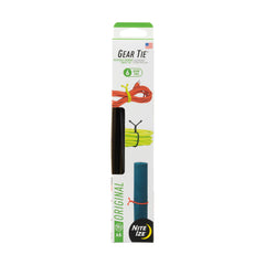 Nite Ize Gear Tie Original ProPacks black 18 inch twist tie front view