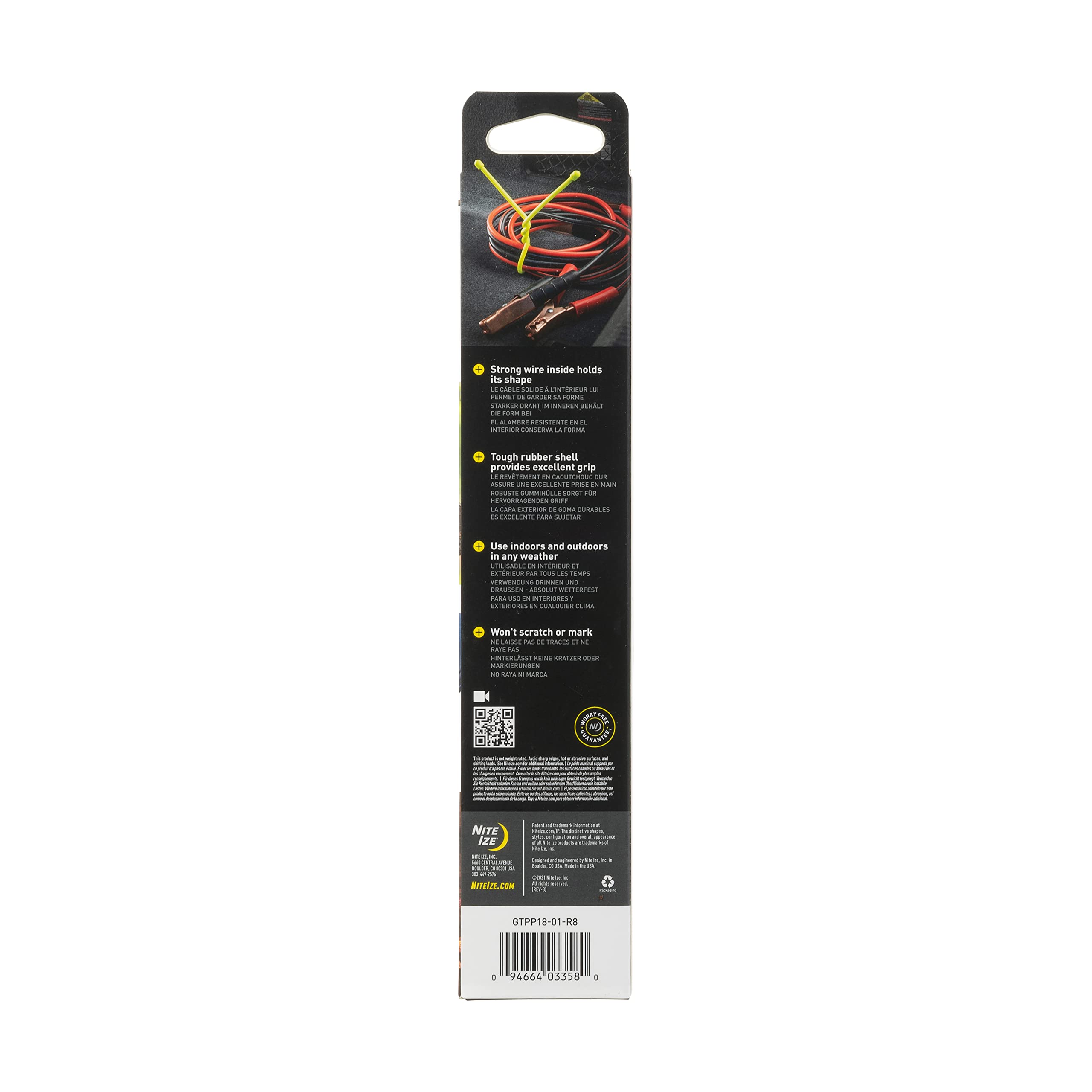 Nite Ize Gear Tie Original ProPacks showing durability and flexibility