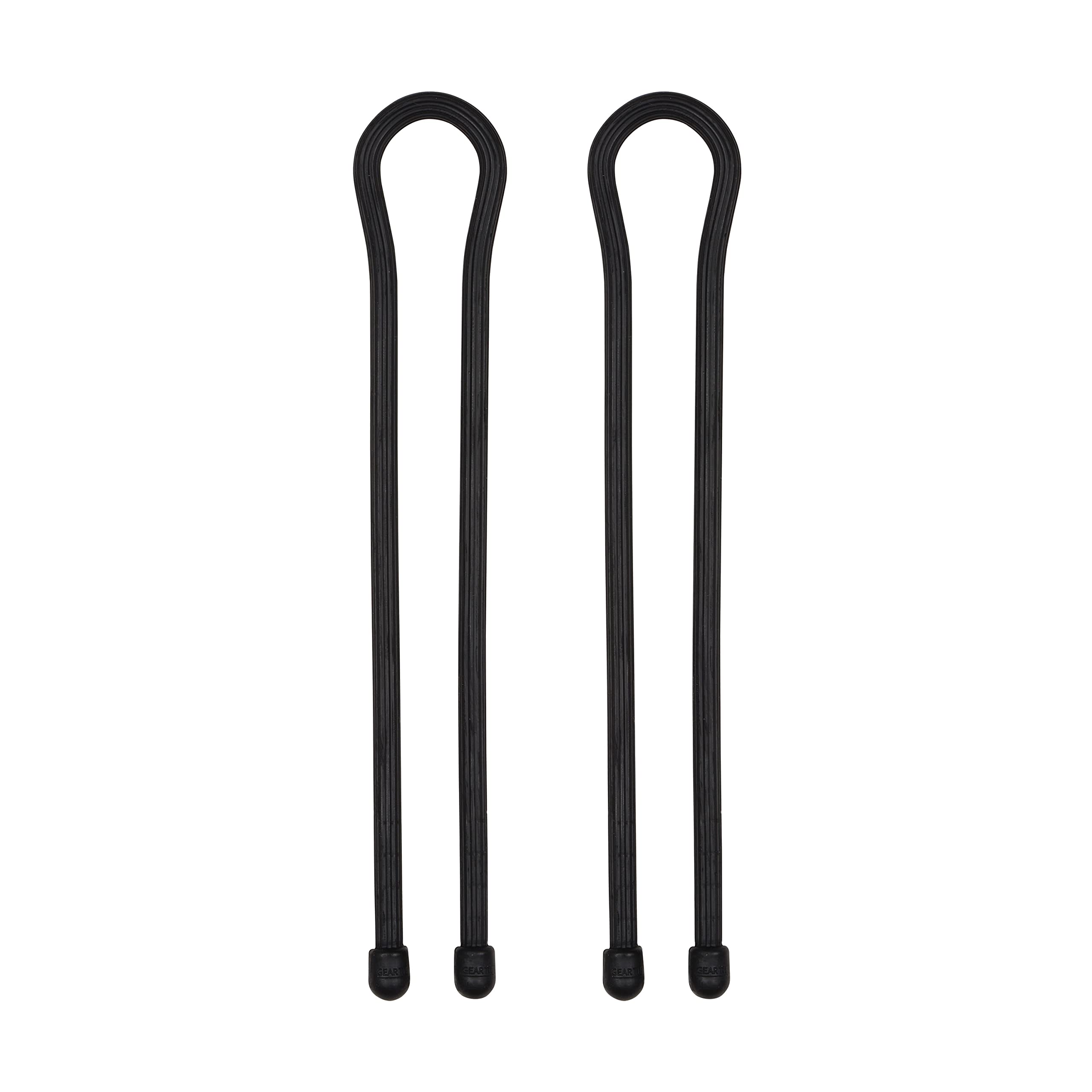 Nite Ize reusable rubber twist tie 18 inch black front view