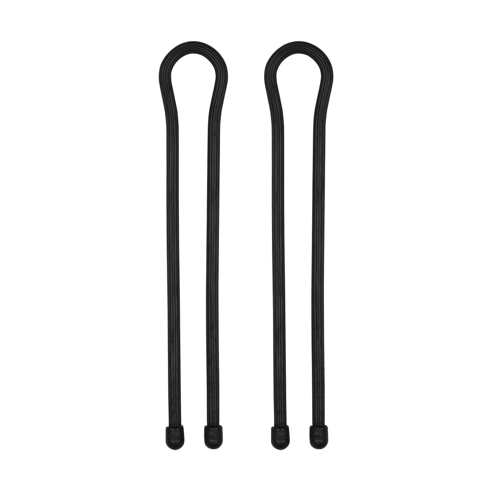 Nite Ize reusable rubber twist tie 18 inch black front view