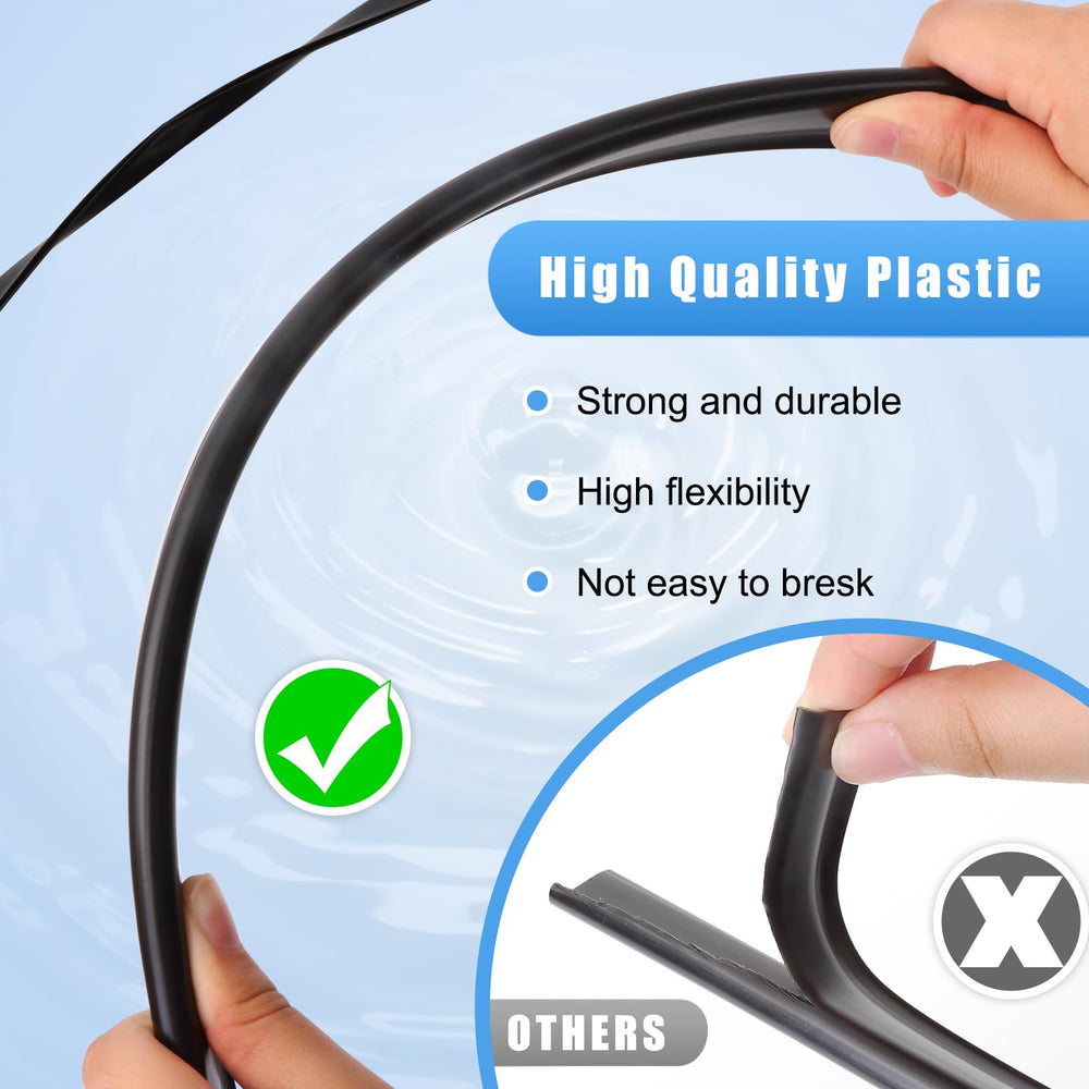 Niuyhe coping strips installed on a pool liner