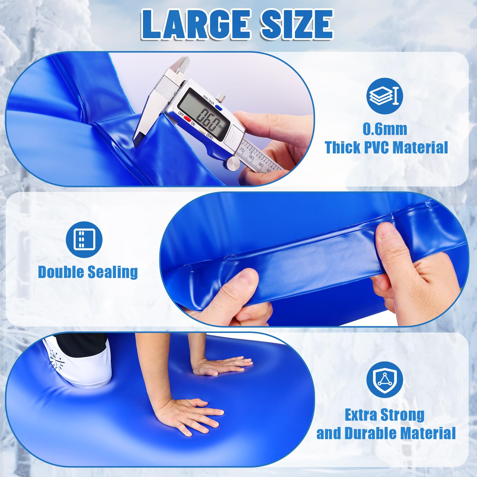 Niuyhe pool pillow deflated for easy storage