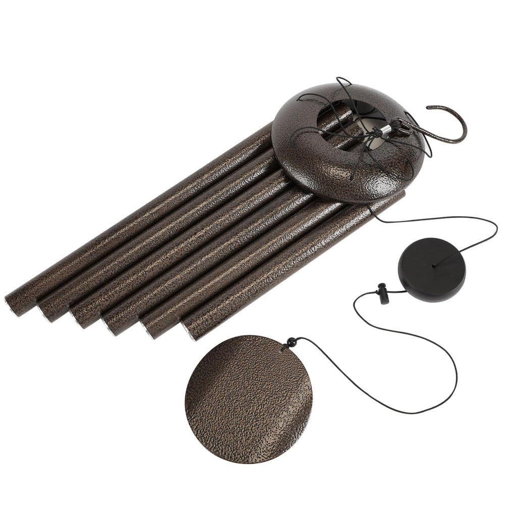 Njeury wind chime with a soft breeze in the garden