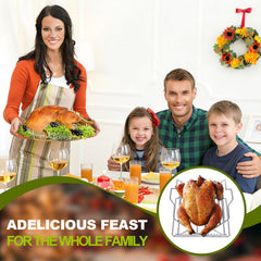 NLOYCOR Roasting Rack with non-stick surface for easy cleanup