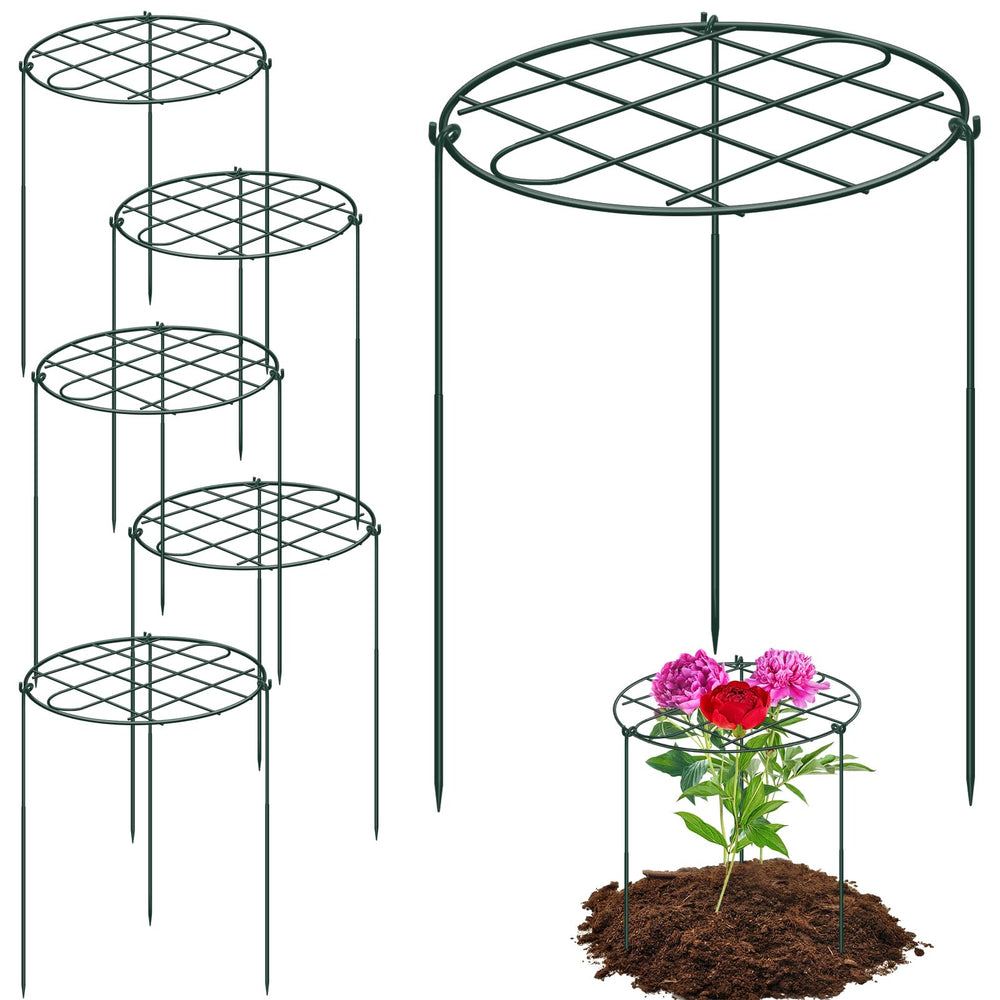 NNG Peony Cages and Supports 6 pack front view