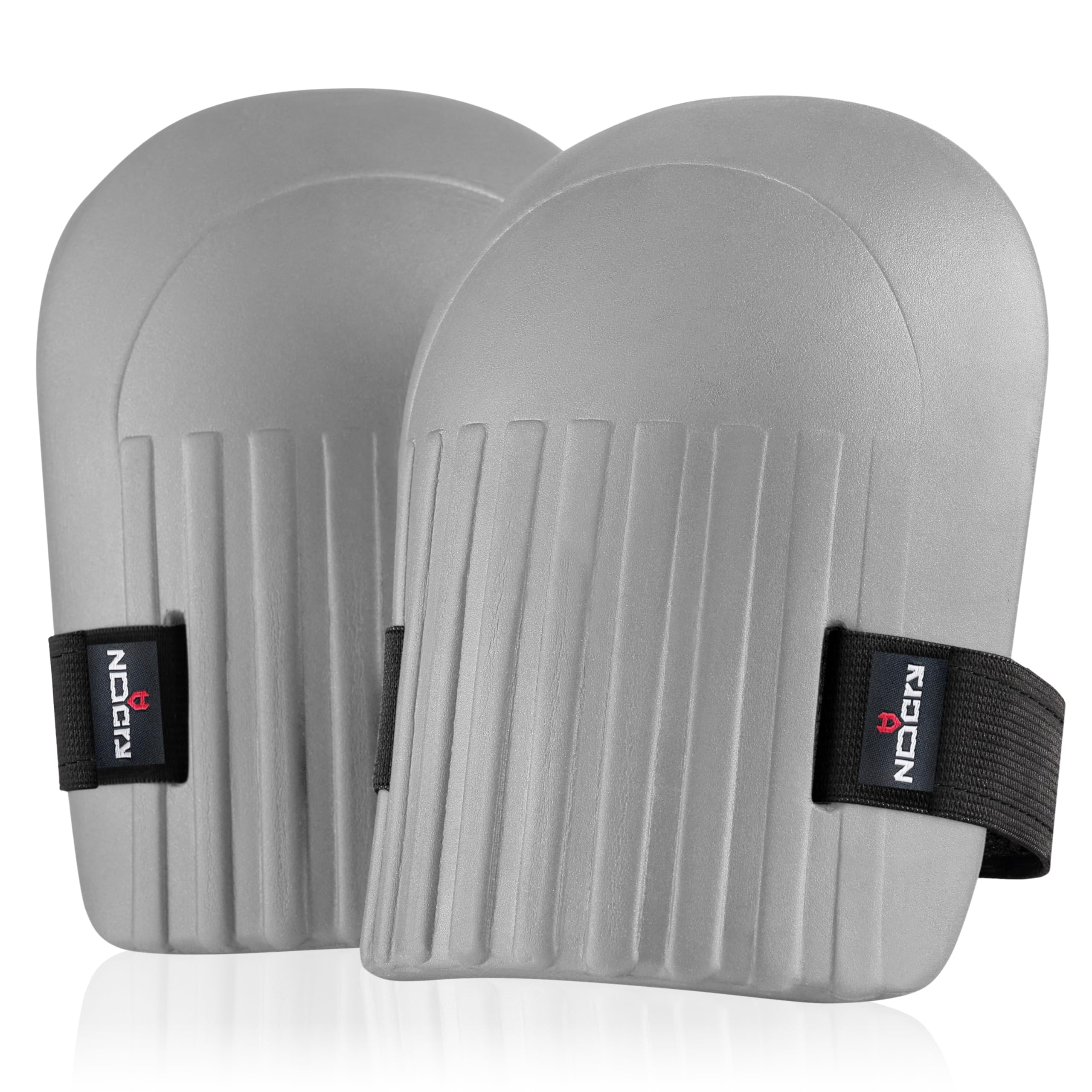 NoCry Gardening Knee Pads front view in grey