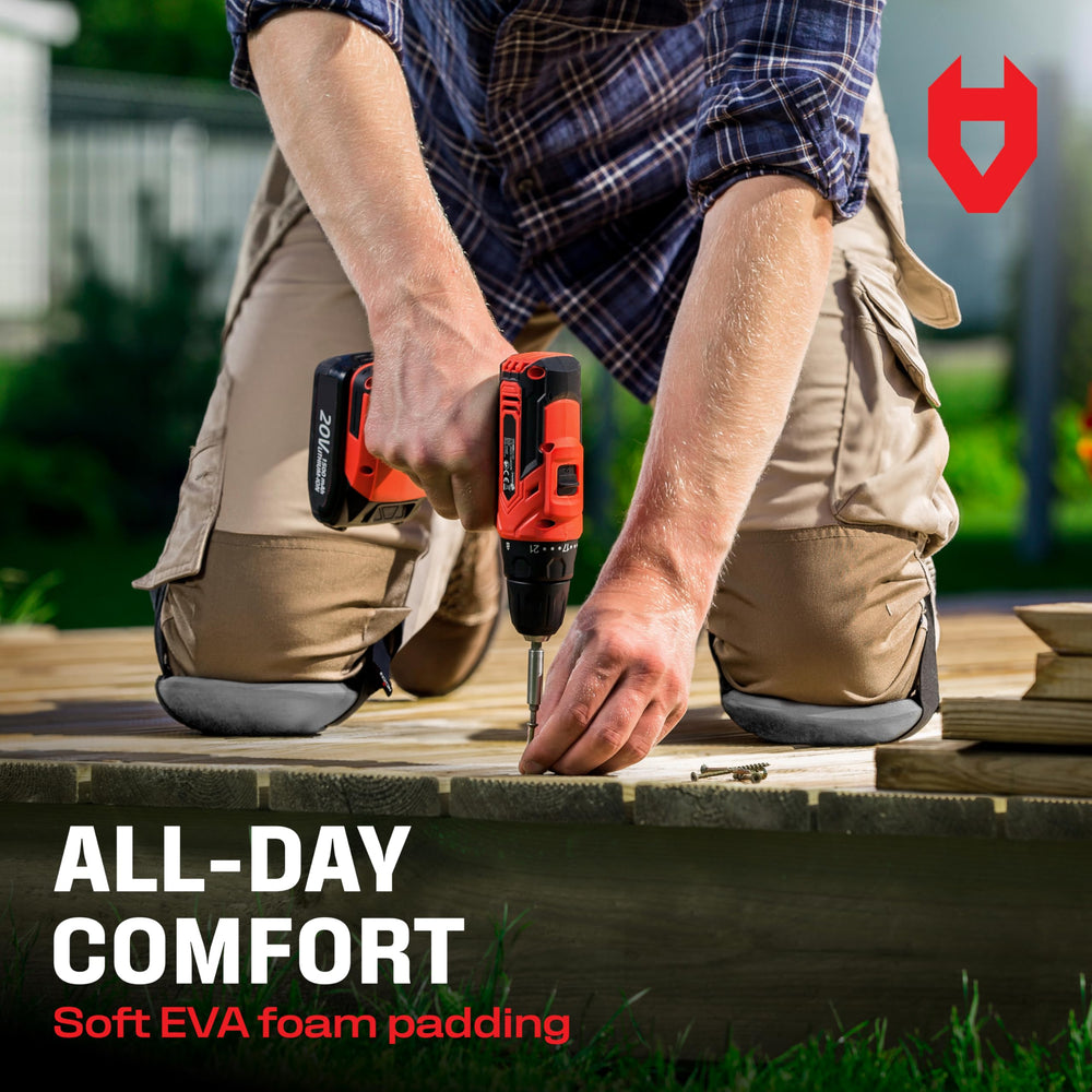NoCry Gardening Knee Pads in use while gardening
