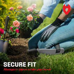 NoCry Gardening Knee Pads with adjustable straps