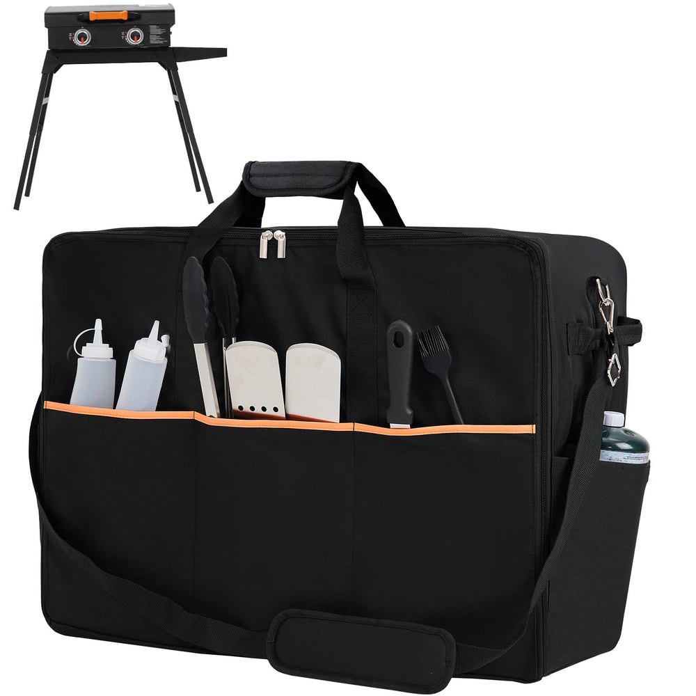 NOELIFE Grill Carry Bag front view in black
