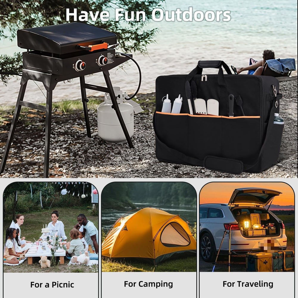 NOELIFE Grill Carry Bag in outdoor setting