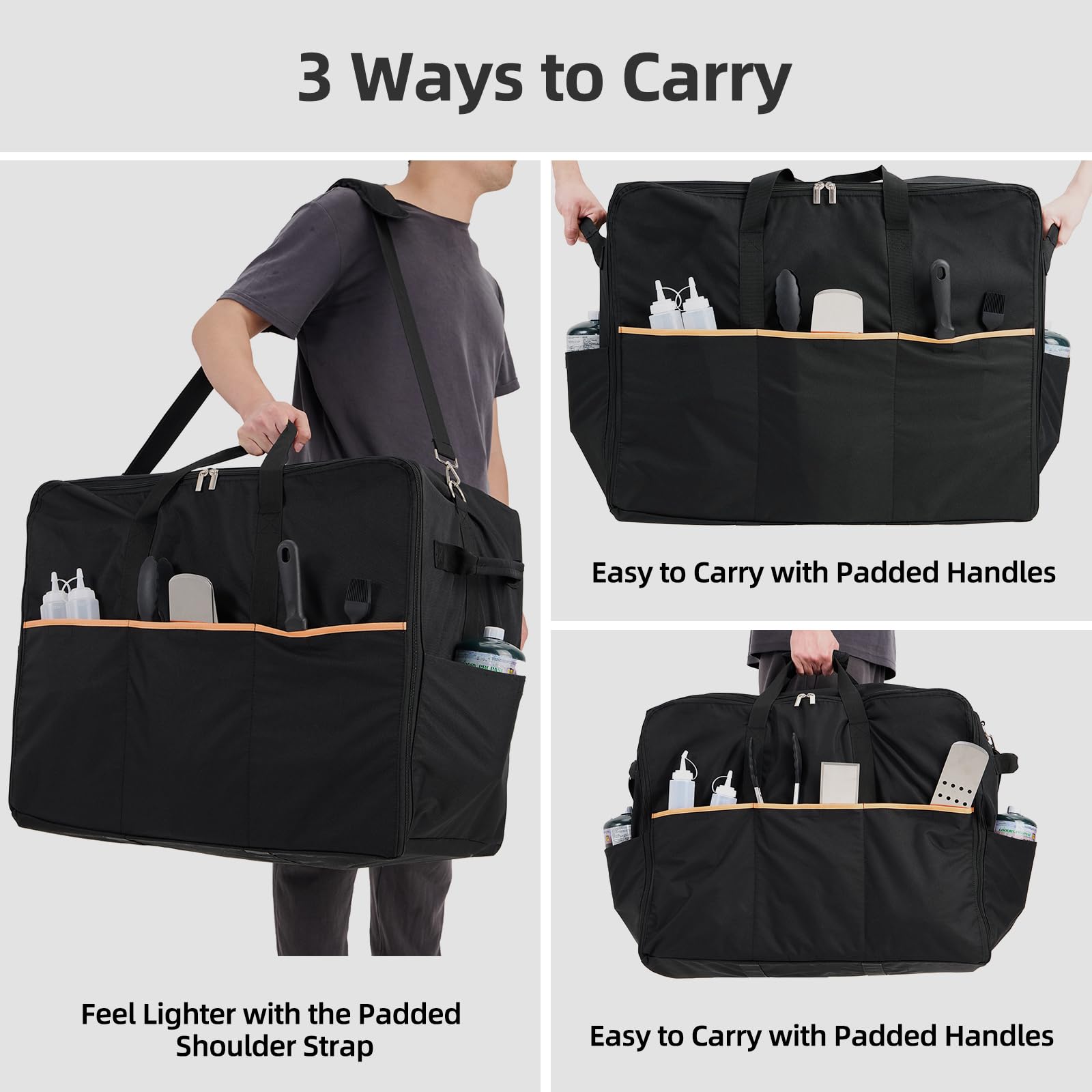 NOELIFE Grill Carry Bag rear view