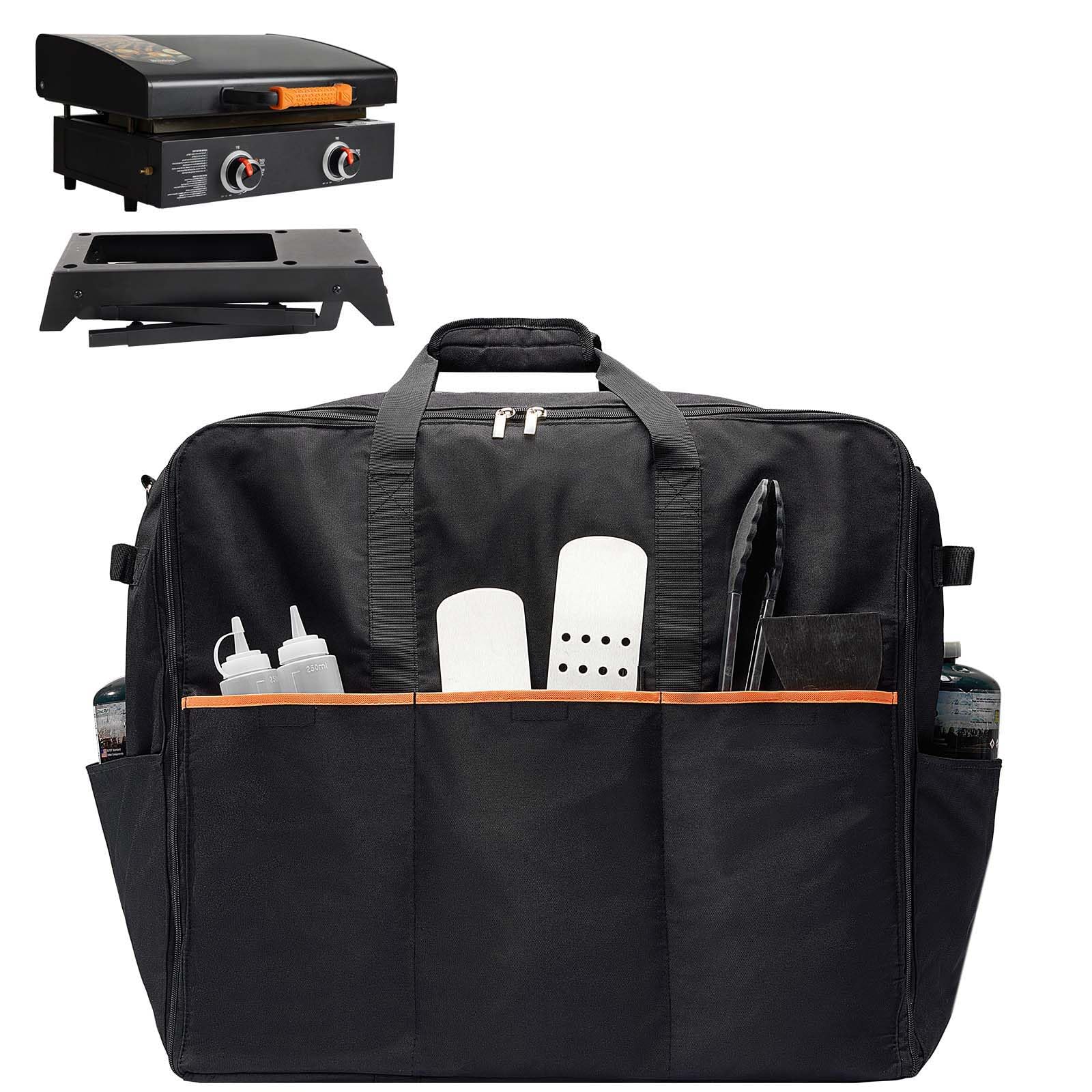 NOELIFE padded carry bag for Blackstone grill front view