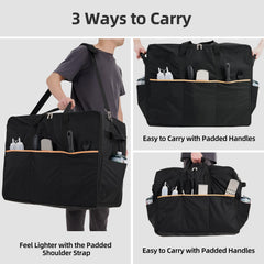 NOELIFE padded carry bag side view with grill