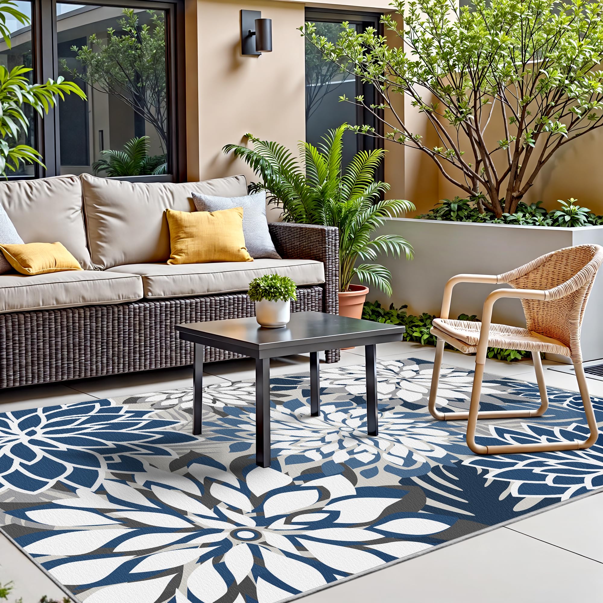 Non-slip backing of Arenarug Outdoor Rug