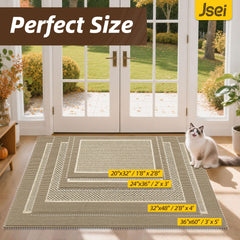 Non-slip backing of JSEI Dirt Trapper Door Mat