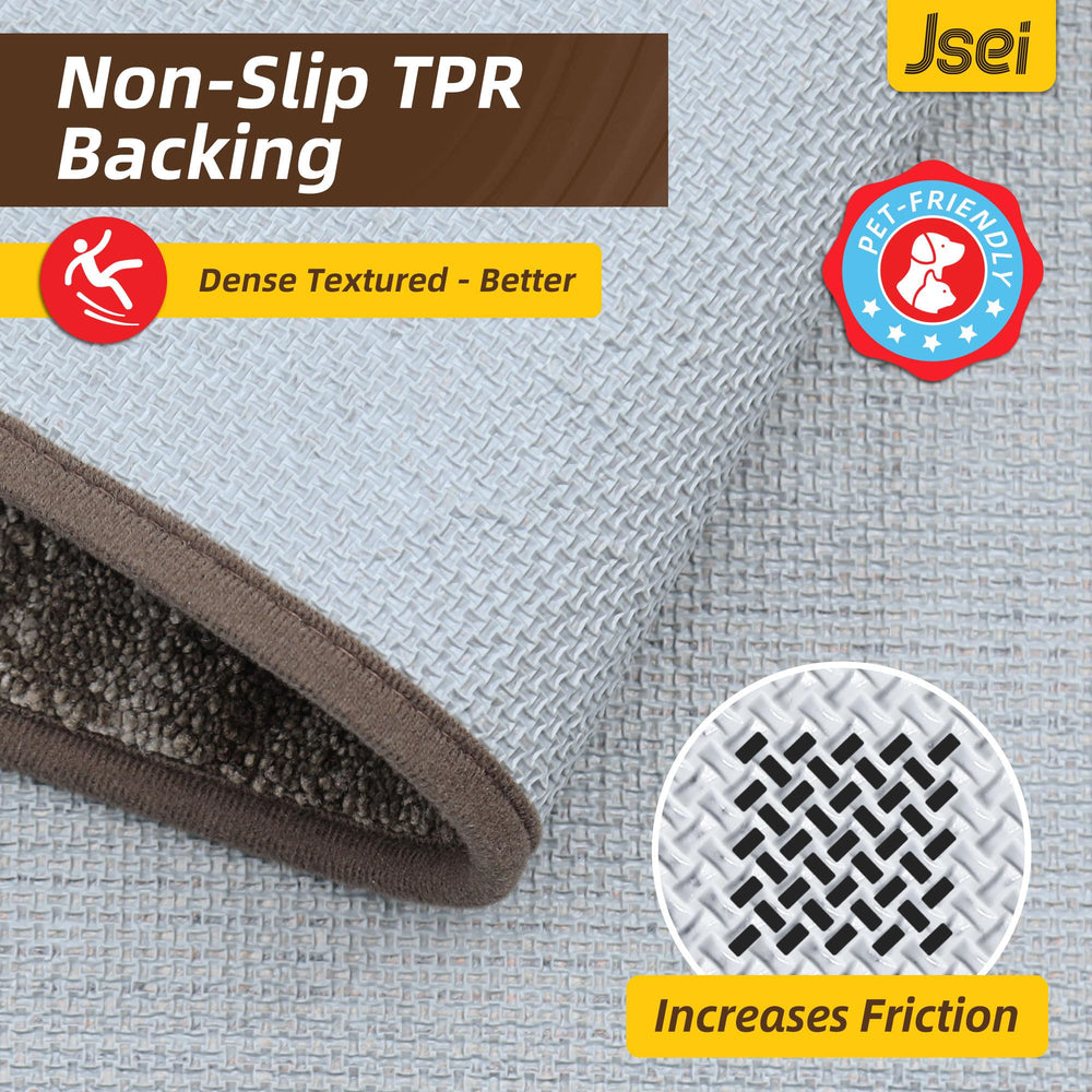 Non-slip backing of JSEI Dirt Trapper Door Mat