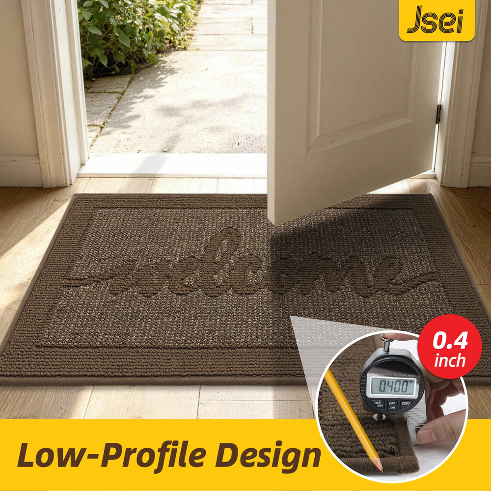 Non-slip backing of JSEI Welcome Door Mat