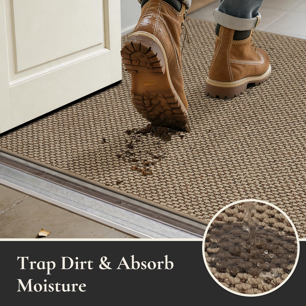 Non-slip backing of MatMaven Dirt Trapper Door Mat