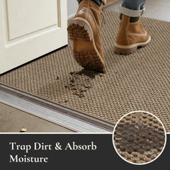 Non-slip backing of MatMaven Dirt Trapper Door Mat