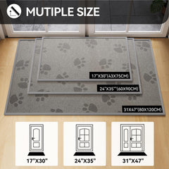Non-slip rubber backing of YDKGL Indoor Doormat