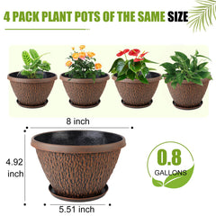 Nooulap plant pot showcasing 3D pebble texture