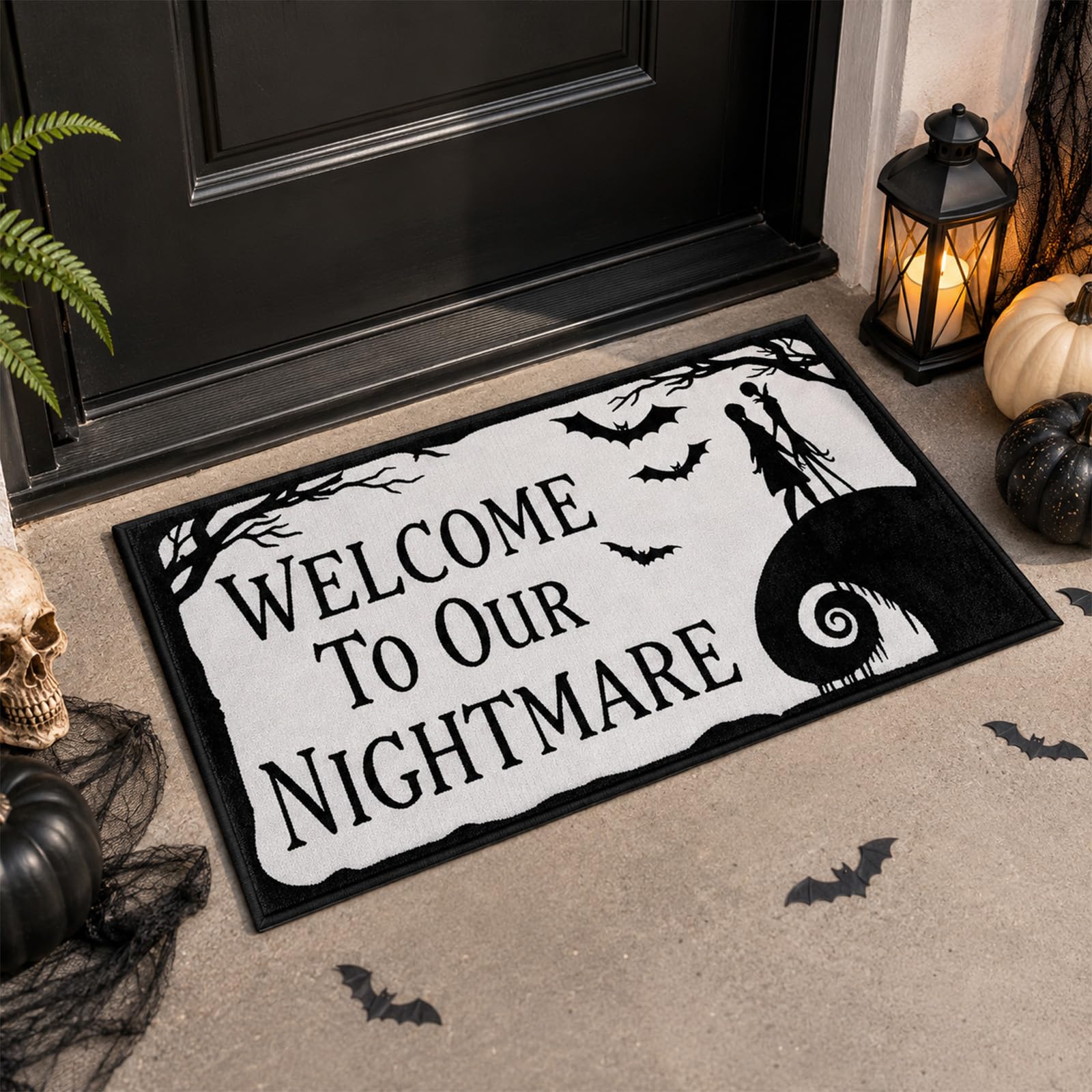 Noravexil Halloween Door Mat 28x16 inch front view