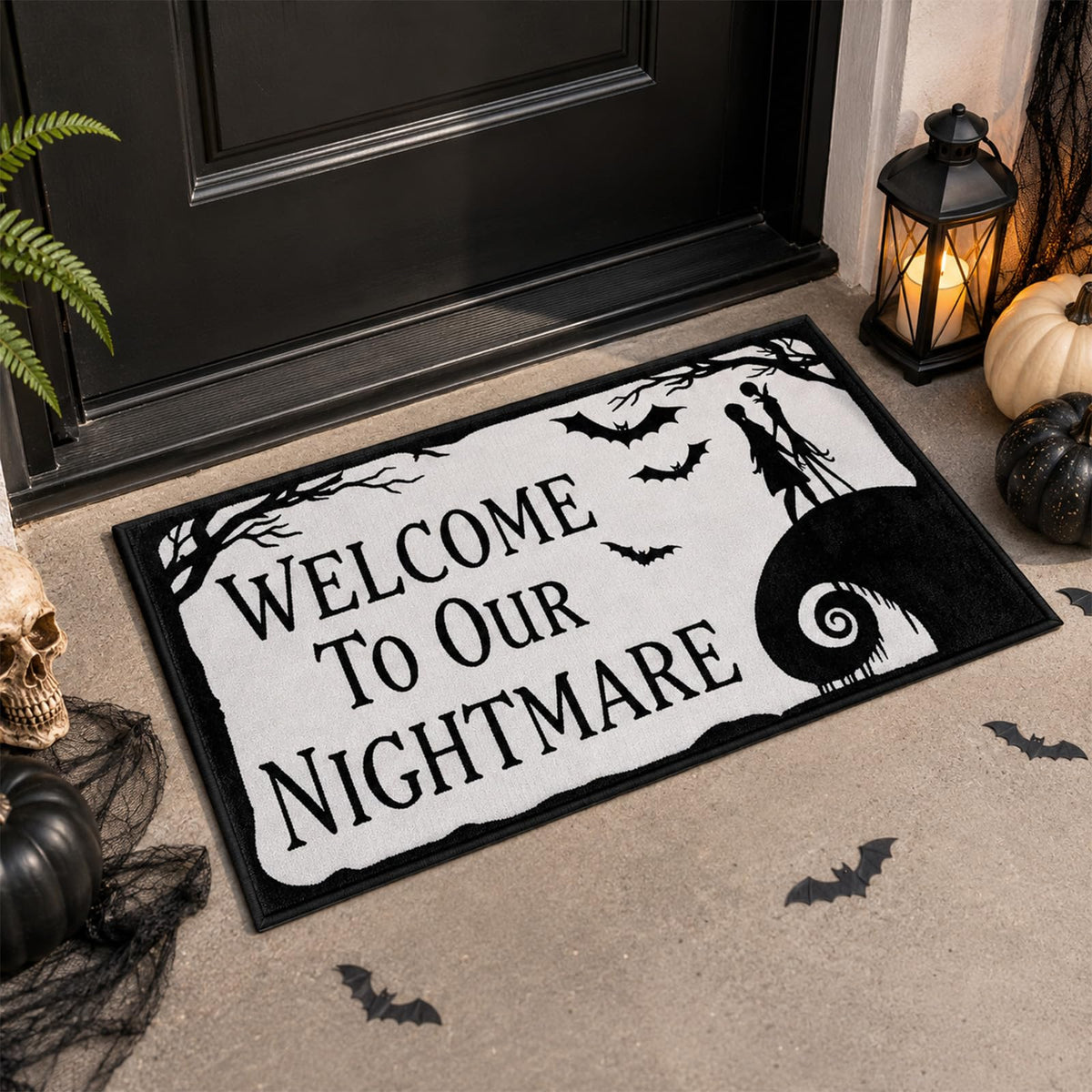 Noravexil Halloween Door Mat 28x16 inch front view