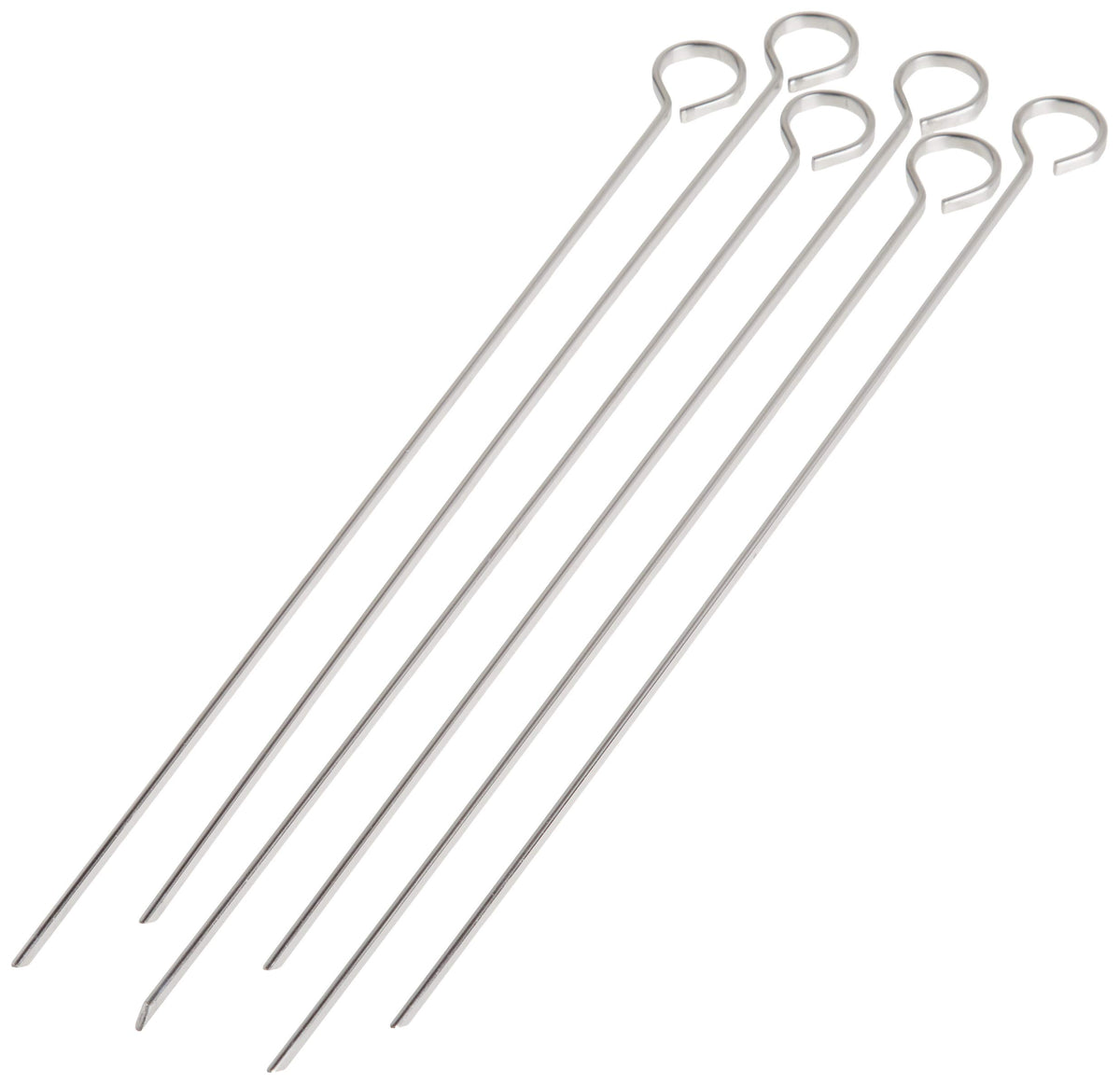 Norpro Stainless Steel 12-Inch Skewers set of 6 front view