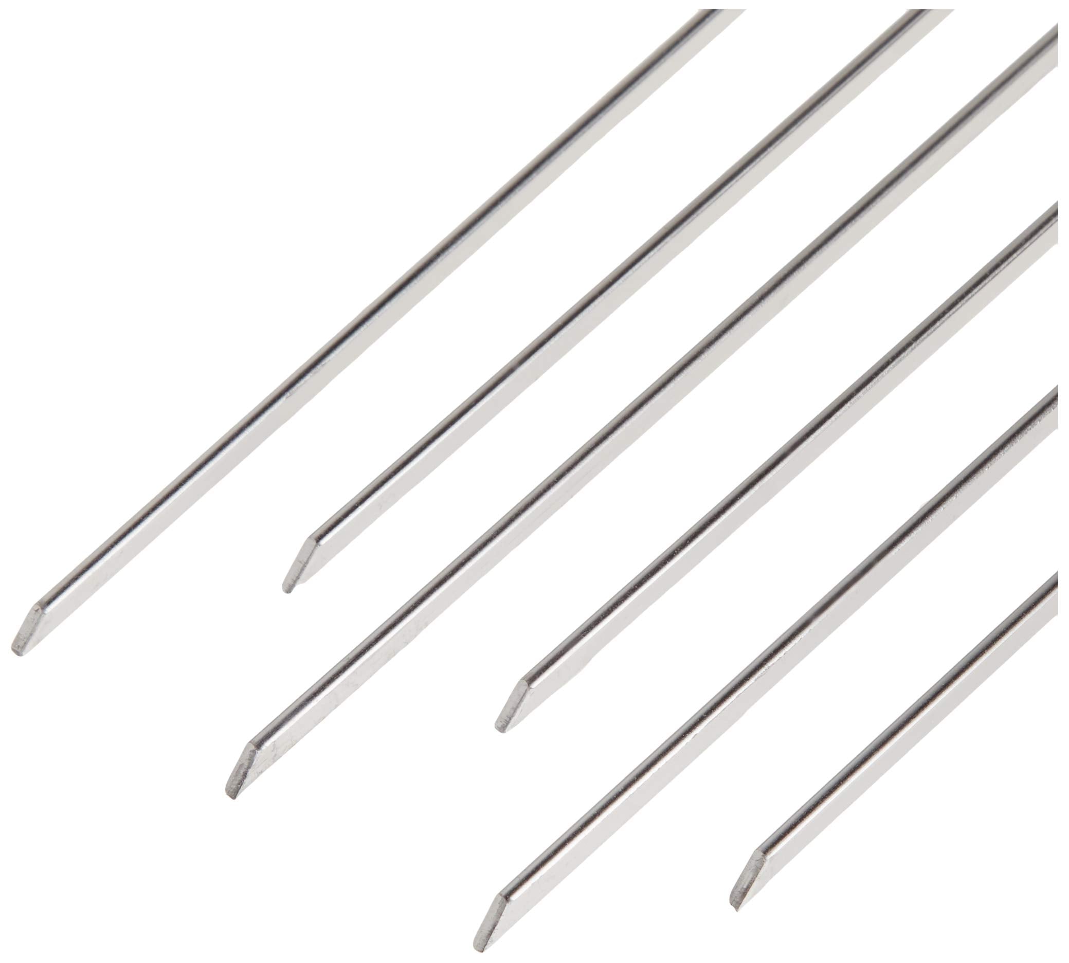 Norpro Stainless Steel 12-Inch Skewers set of 6 side view