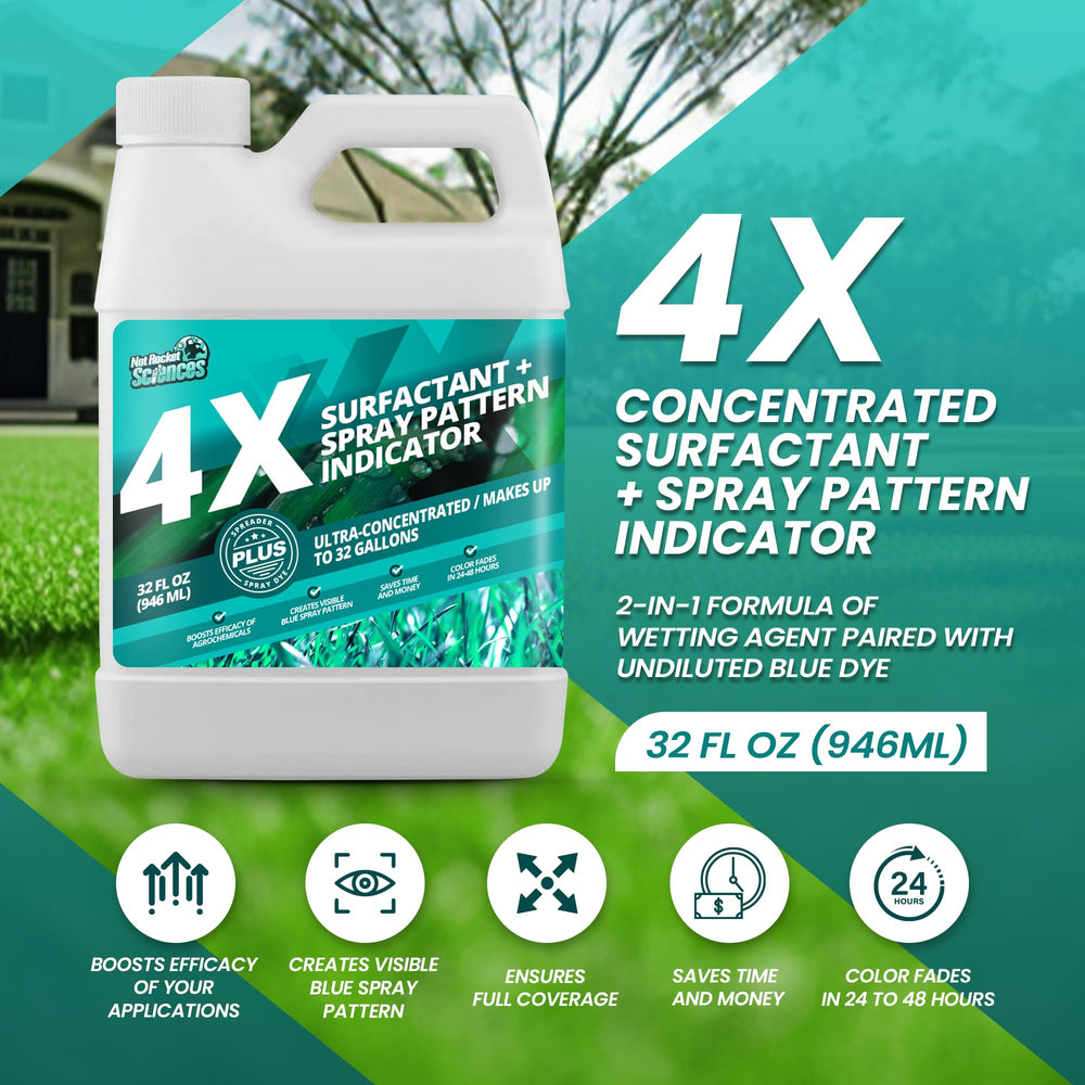 Not Rocket Sciences 4X Surfactant 32oz back view