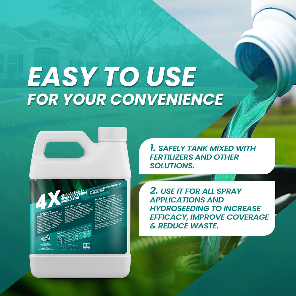 Not Rocket Sciences 4X Surfactant 32oz in use on lawn