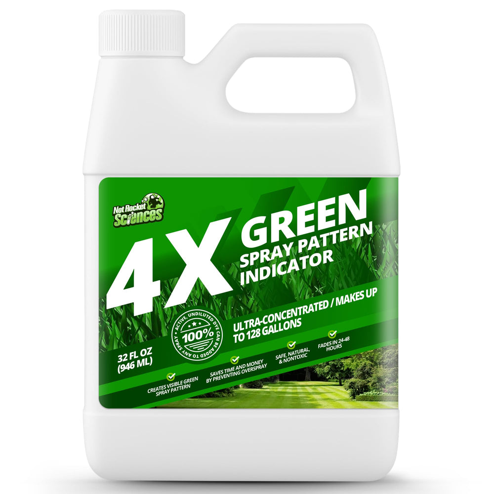 Not Rocket Sciences Green Spray Pattern Dye 32oz bottle front view