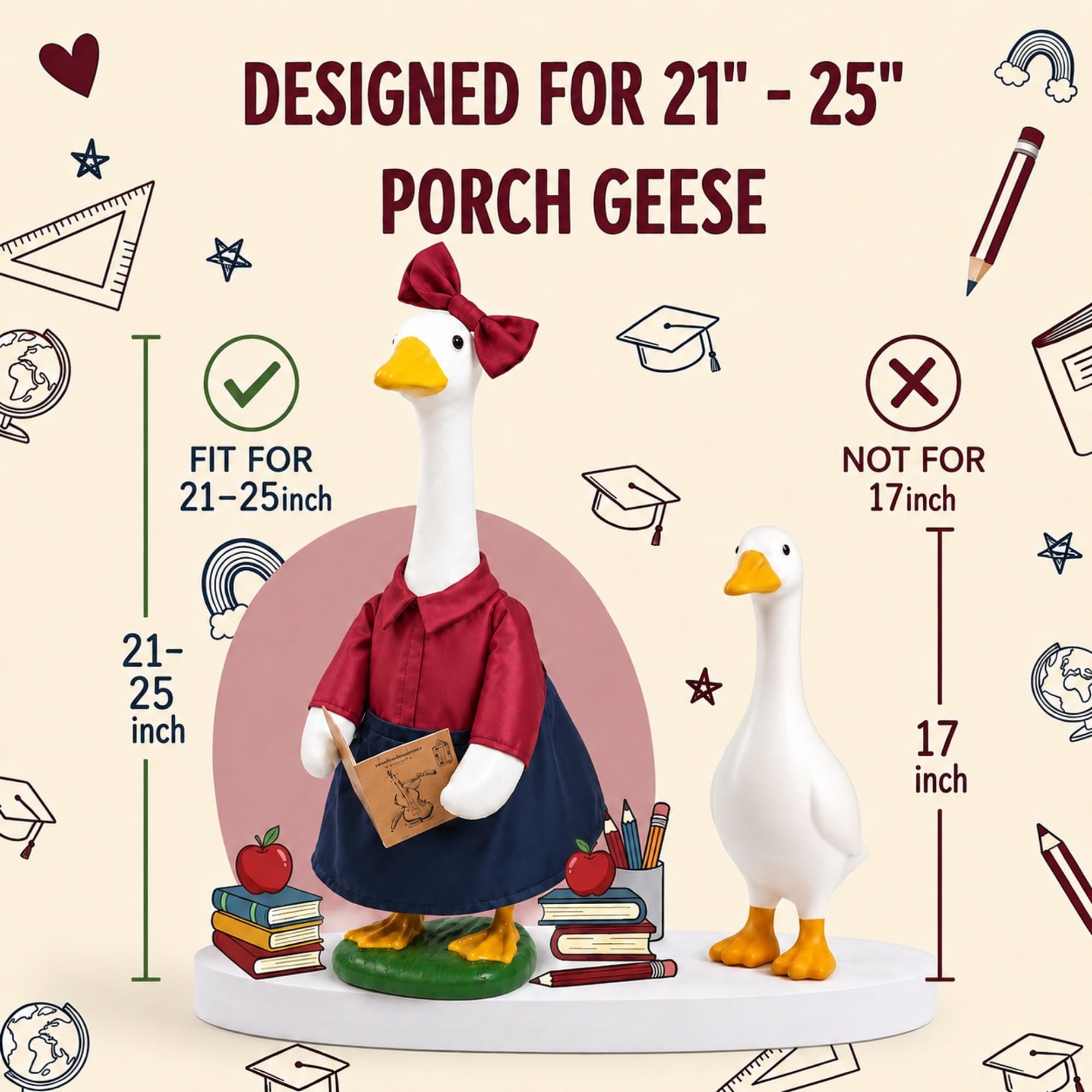 Notebook accessory for Back to School Goose Outfit