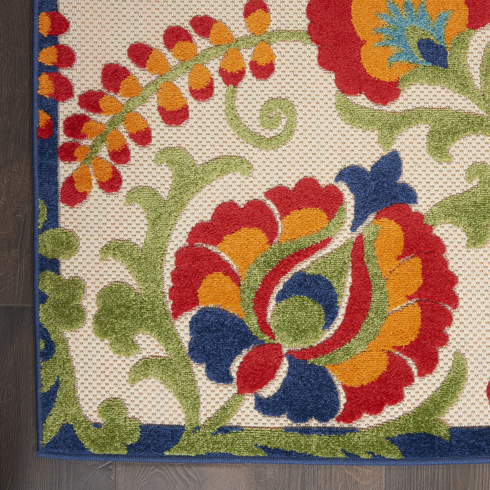 Nourison Aloha Area Rug 3' x 5' in a living room setting