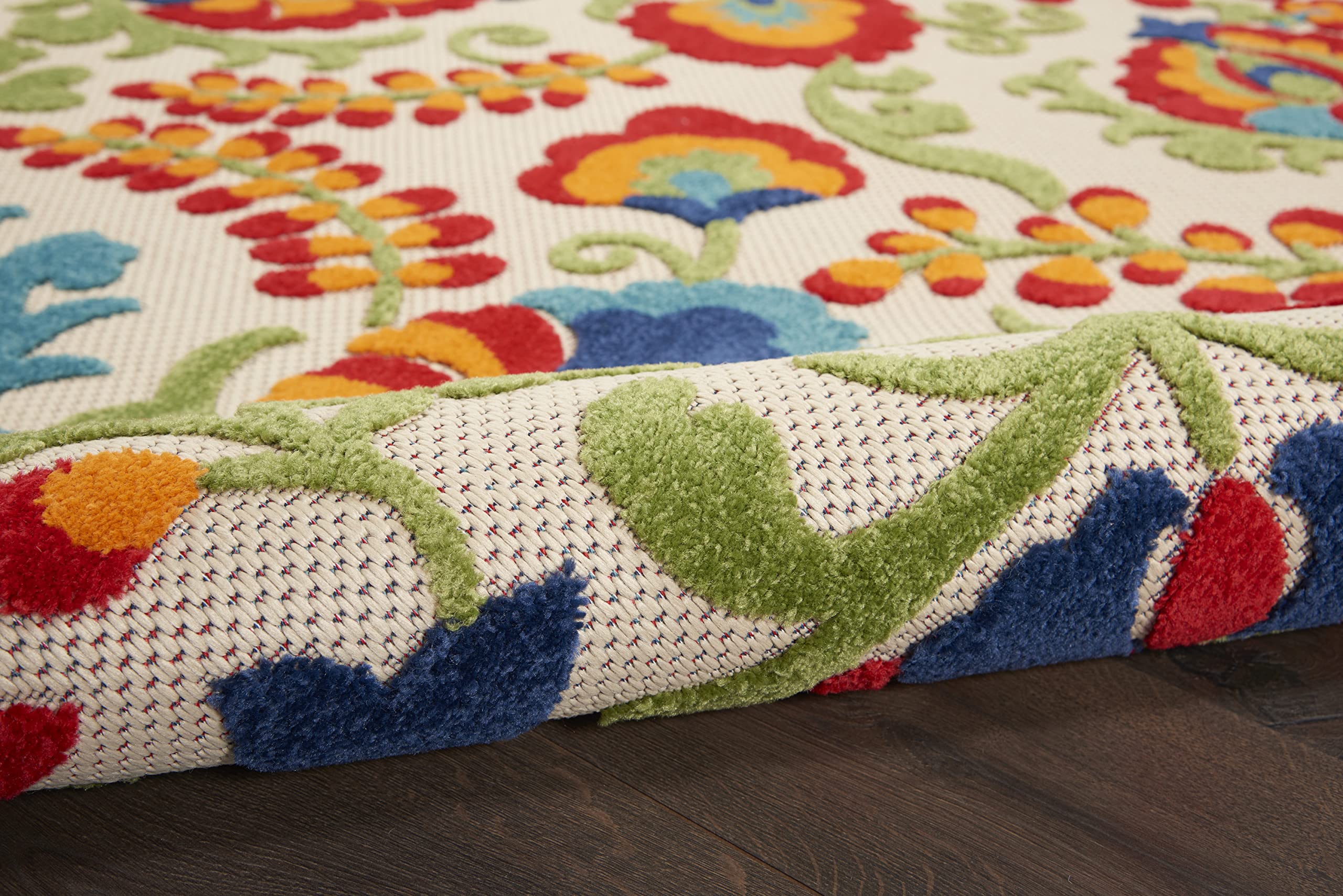 Nourison Aloha Area Rug 3' x 5' with soft cut pile texture