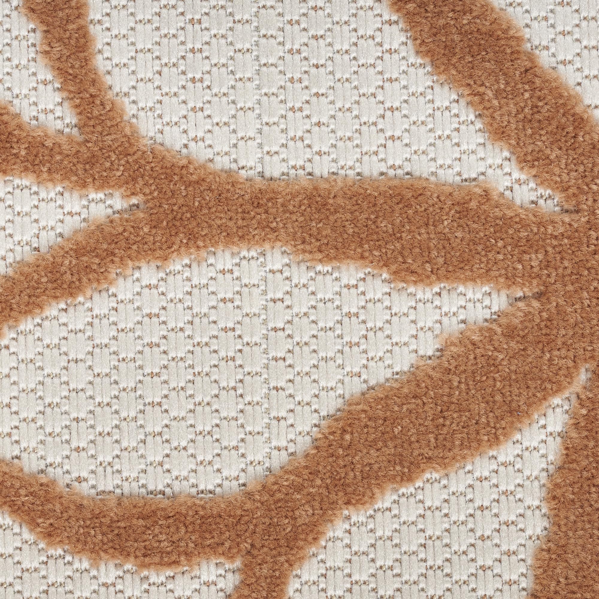 Nourison Aloha Area Rug being cleaned with a hose