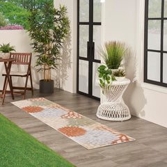 Nourison Aloha Area Rug side view showing thickness