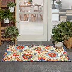Nourison Aloha Multicolor Area Rug 3' x 5' front view