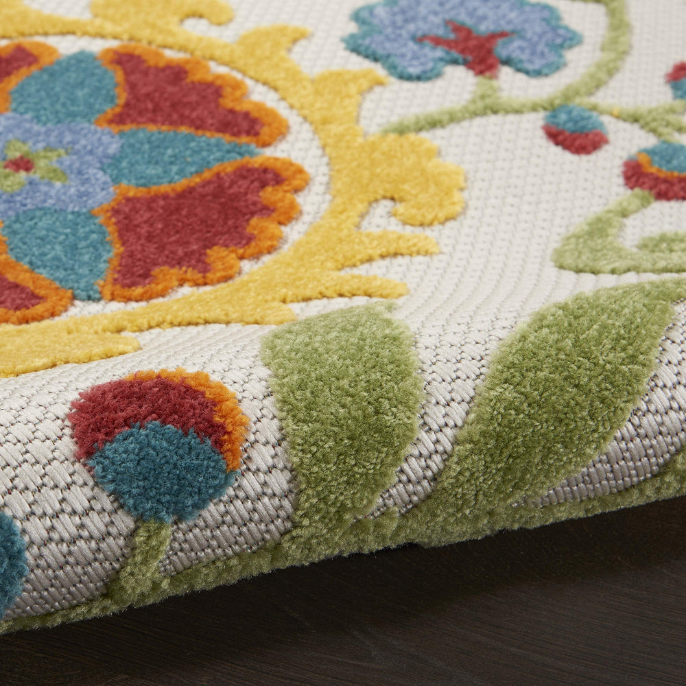 Nourison Aloha Outdoor Rug flat woven detail